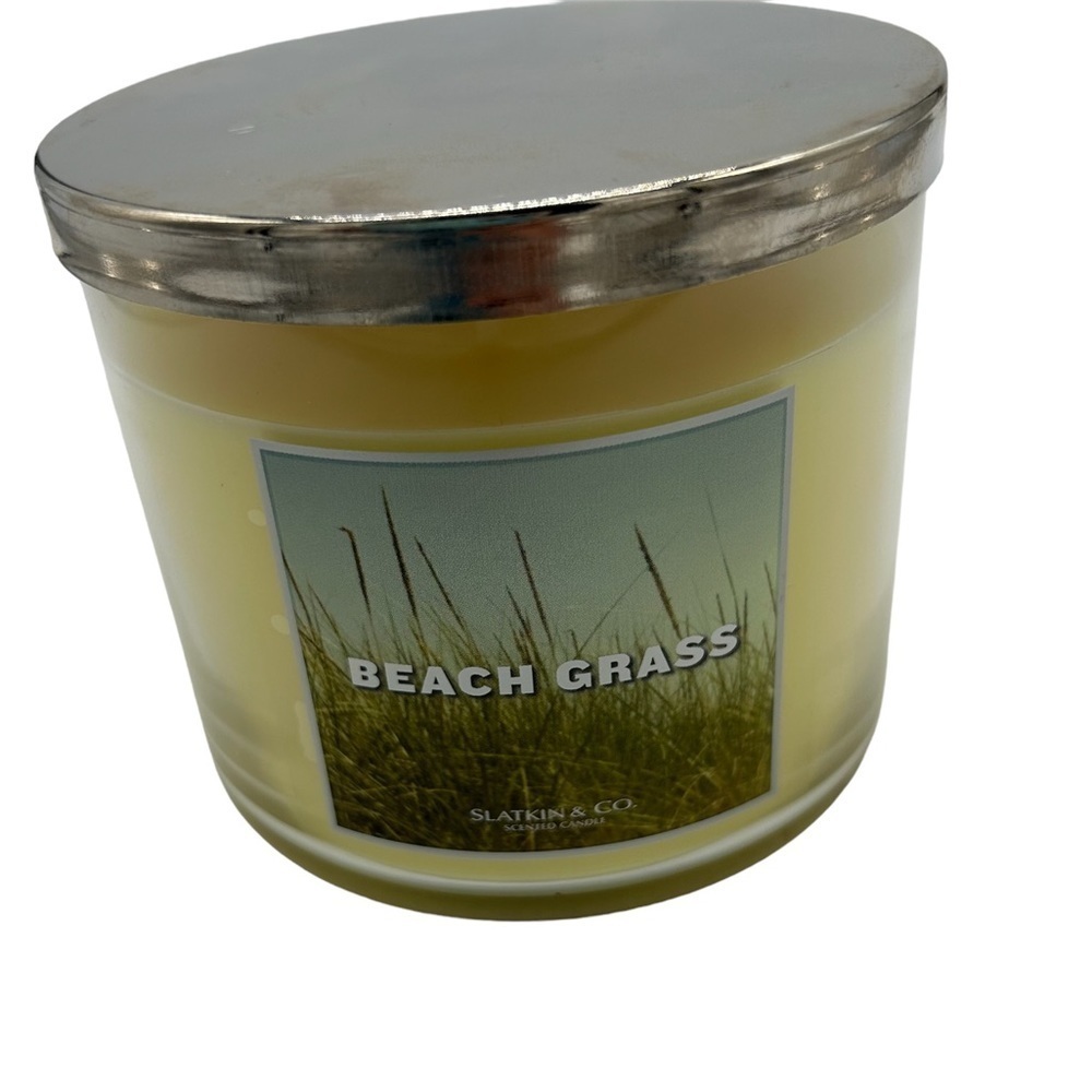 Bath & Body Works BEACH GRASS Large 3-Wick Candle 14.5 oz NEW